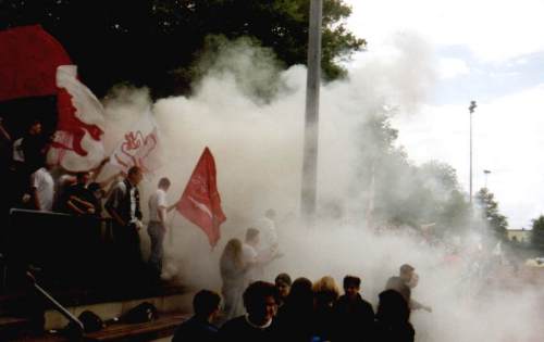 Wartberg-Stadion Alzey - Lauterer lassens rauchen...