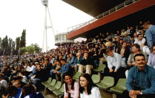 Friedrich-Ludwig-Jahn-Stadion - Auf der Haupttribüne