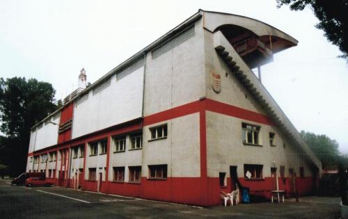 Štadión Štiavničky - Haupttribüne Rückansicht