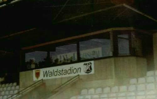 Waldstadion Böblingen Dagersheim - Detailaufnahme Tribüne