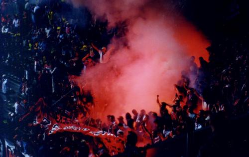 Westfalenstadion - ...aber zum Abschied kokeln wir nochmal