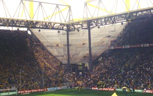 Westfalenstadion - Innenansicht des aktuellen Ausbaustandes