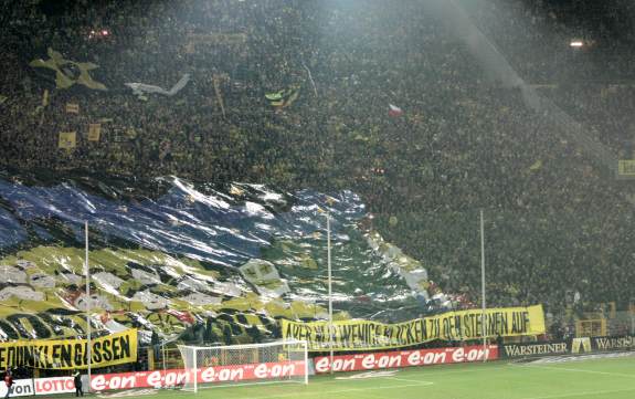 Westfalenstadion - Choreo Teilansicht