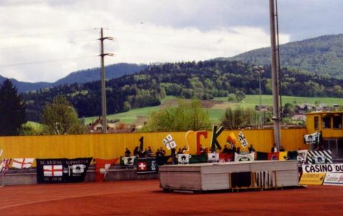 Stade de la Blancherie - Auswrts-Fans