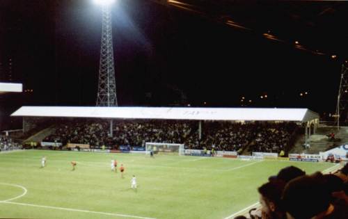 Tannadice Park - Gästebereich Hintertor