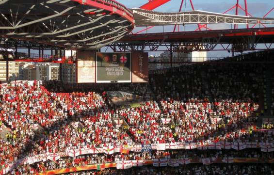 Estádio da Luz Lisboa - Portugal v England, das liegt heute an