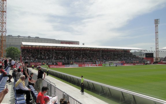 Mobiles Stadion im Arena-Sportpark