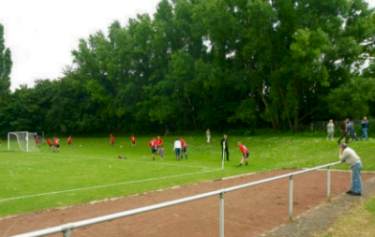 Sportplatz an der Kirchstraße - Hintertorbereich