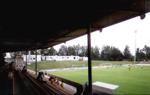 Stadion Hemberg - Blick von der Tribüne