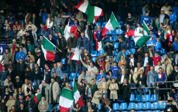Ruhrstadion - Italienische Fans