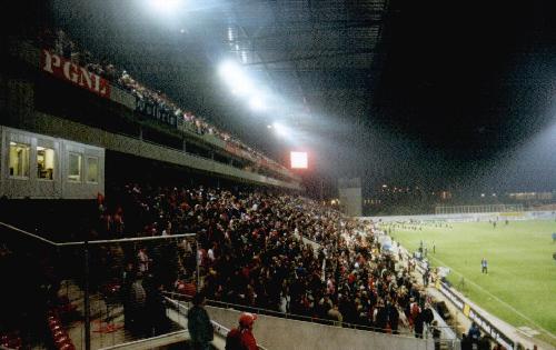 RheinEnergie-Stadion (Müngersdorfer Stadion) - Blick über die neue Westtribüne