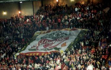 Anfield Road - LFC-Blockfahne