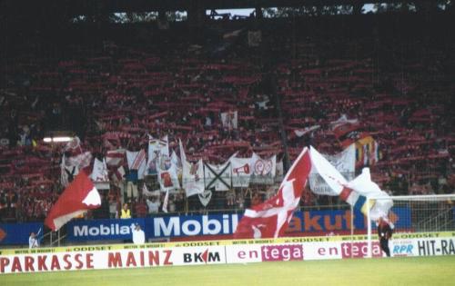 Bruchwegstadion - Heimfans im Hintertorbereich