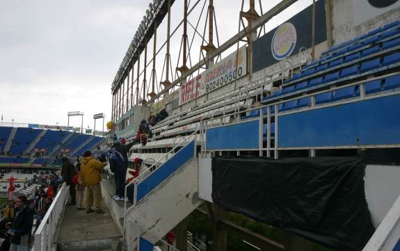 La Rosaleda - Blick über die Gegenseite