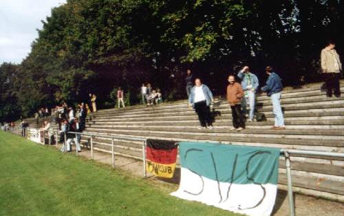 Volksparkstadion - SVS-Fans zeigen Farbe