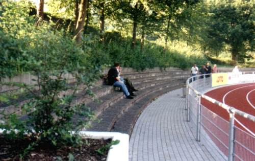 Nettetal-Stadion - Blick in die Kurve