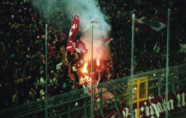 Renato Curi - Perugia-Fans feiern den Ausgleich