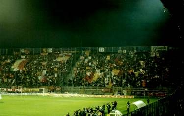 Stadio Renato Curi - Atmosphäre Auswärtsfans