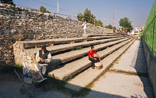 Gradski Stadion Goze Deltschew - Gegenseite