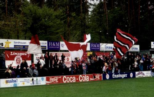 Hardtwaldstadion - Gstefans auf Pfullendorf und Reutlingen