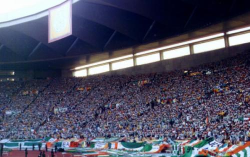 Estadio Olimpico Sevilla - Hintertorbereich