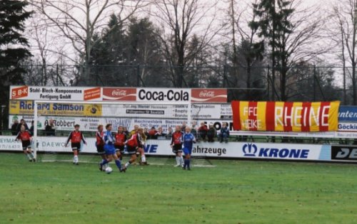 Sportpark Spelle - Spielszene und Hintertorbereich