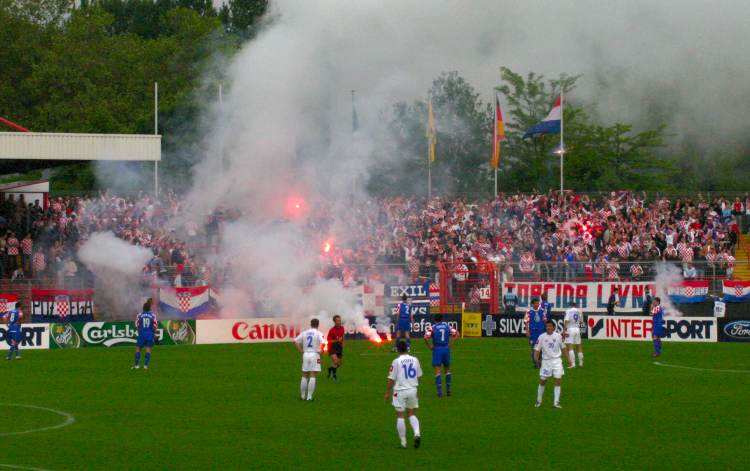 Niederrheinstadion Oberhausen - Stimmung Krotatien