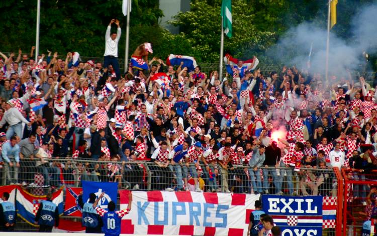 Niederrheinstadion Oberhausen - Stimmung Krotatien